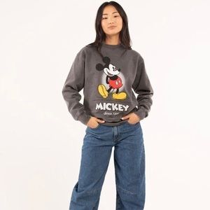 Disney Mickey Mouse Crewneck Sweatshirt Brand New